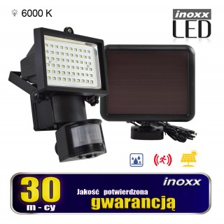 Apgaismojums LED // New Arrival // Lampa solarna naświetlacz led 60 diod smd z czujnikiem ruchu i zmierzchu