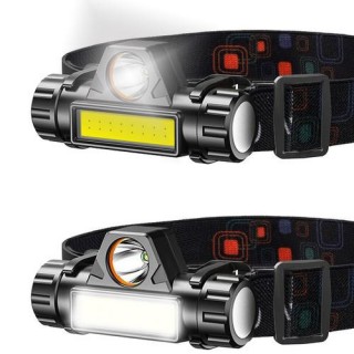 Rokas un Galvas Lukturīši LED // Rokas Lukturis LED // Latarka czołowa LED USB L18371