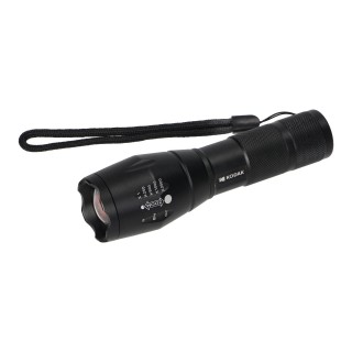 Handheld and Head LED Flashlights // LED Handheld Flashlights // Latarka KODAK LED Ultra, 290lm, IP64,  3 x AAA, zoom, czarna