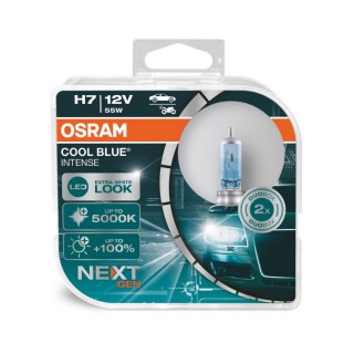 Car and Motorcycle Products, Audio, Navigation, CB Radio // Bulbs and lights for cars // Żarówka halogenowa osram h7 12v 55w px26d cool blue next gen 2 szt.