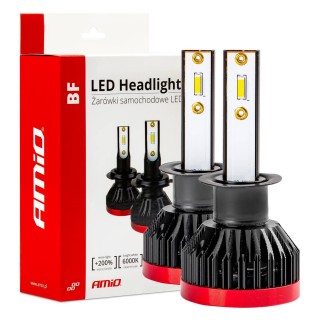 LED-valaistus // Light bulbs for CARS // Żarówki samochodowe led seria bf h1 6000k canbus amio-02240