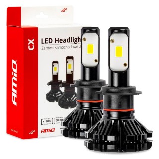 LED valgustus // Light bulbs for CARS // Żarówki samochodowe led seria cx h7 6000k canbus amio-01074