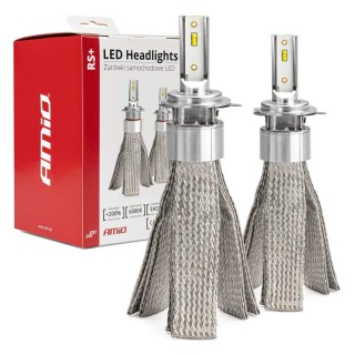 LED-valaistus // Light bulbs for CARS // Żarówki samochodowe led seria rs+ canbus h7-1 50w slim amio-01084