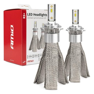 LED-valaistus // Light bulbs for CARS // Żarówki samochodowe led seria rs+ canbus h7-6 50w slim amio-01085