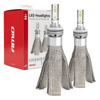 LED-valaistus // Light bulbs for CARS // Żarówki samochodowe led seria rs+ canbus h8/h9/h11 50w slim amio-01086