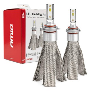 LED-valaistus // Light bulbs for CARS // Żarówki samochodowe led seria rs+ canbus hb3 9005 50w slim amio-01087