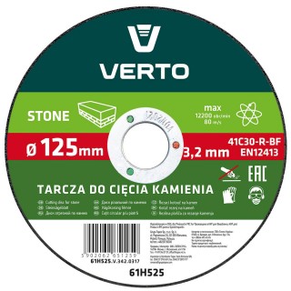 Home and Garden Products // Accessories for grinders, drills and screwdrivers // Tarcza tnąca do kamienia 125 x 3.2 x 22.2 mm