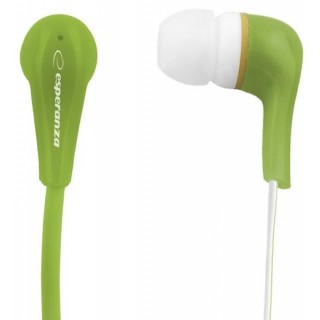 Audio Austiņas / Vadu / Bezvadu // Headphones => In-Ear // EH146G Słuchawki douszne Lollipop  zielone Esperanza