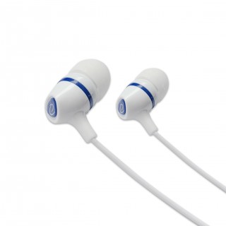 Audio Austiņas / Vadu / Bezvadu // Headphones => In-Ear // EH191WB Esperanza słuchawki douszne z mikrofonem eh191 biało-niebieskie