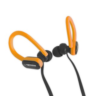 Наушники // Headphones => In-Ear // EH197KO Esperanza słuchawki douszne z mikrofonem eh197 czarno-pomarańczowe