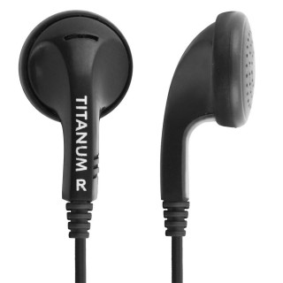 Audio Austiņas / Vadu / Bezvadu // Headphones => In-Ear // TH108K Titanum słuchawki douszne th108 czarne