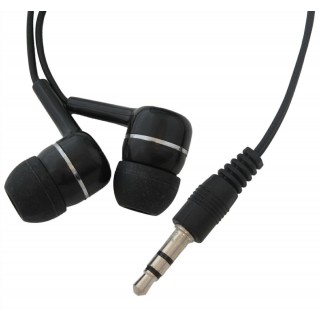 Austiņas // Headphones => In-Ear // ZS2E Słuchawki czarne + gumki 3 kpl.
