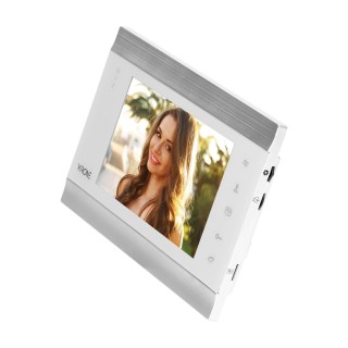 Video-Fonolukod  | Door Bels // Video-Fonolukod HD // Kolorowy wideo monitor 7" (biały) z darmową aplikacją na telefon