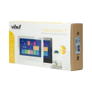Doorpfones | Door Bels // Video doorphones HD // Wideo monitor bezsłuchawkowy, kolorowy, LCD 7?, do zastosowania w systemach VIBELL, dotykowy ekran, moduł pamięci,  gniazdo na kartę SD, biały