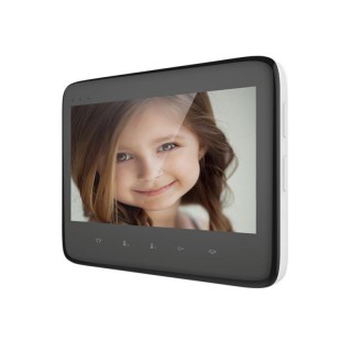 Doorpfones | Door Bels // Video doorphones HD // Wideo monitor bezsłuchawkowy, kolorowy, LCD 7", do zestawu DICO, czarny