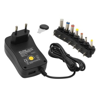 Akumuliatoriai ir baterijos // Power Supply Adapter, Power Banks, USB cables // 1586# Zasilacz wielozakresowy impulsowy zi2000