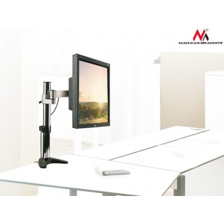 Monitori un projektori // Stiprinājumi un statīvi // MC-717 44495 Uchwyt biurkowy do monitora LCD 8kg max vesa 100x100 aluminiowy