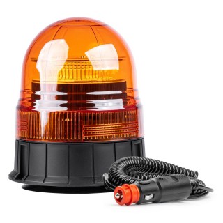 LED-valaistus // Light bulbs for CARS // Lampa ostrzegawcza kogut 39 led magnes r65 r10 12-24v w02m amio-02300