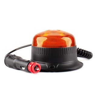 Apgaismojums LED // Auto spuldzes // Lampa ostrzegawcza mini kogut 18 led magnes r65 r10 12-24v w21ml amio-02924
