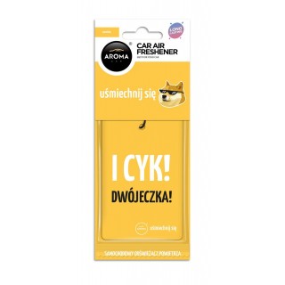 Car and Motorcycle Products, Audio, Navigation, CB Radio // Air Fresheners | Fragrances for Cars // Odświeżacz powietrza aroma car lets smile cotton vanilla