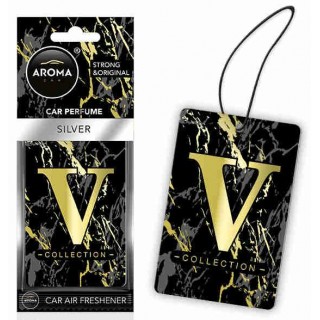 Car and Motorcycle Products, Audio, Navigation, CB Radio // Air Fresheners | Fragrances for Cars // Odświeżacz powietrza aroma cel. v-collection silver