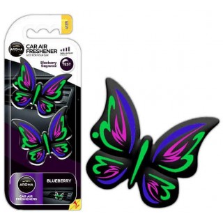 Car and Motorcycle Products, Audio, Navigation, CB Radio // Air Fresheners | Fragrances for Cars // Odświeżacz powietrza aroma fancy shapes butterfly blueberry