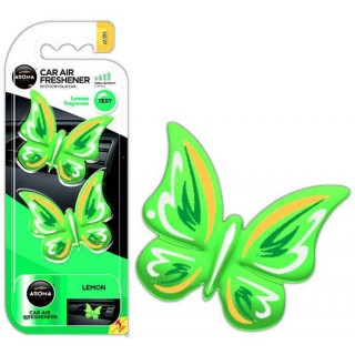 Car and Motorcycle Products, Audio, Navigation, CB Radio // Air Fresheners | Fragrances for Cars // Odświeżacz powietrza aroma fancy shapes butterfly lemon