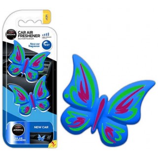 Car and Motorcycle Products, Audio, Navigation, CB Radio // Air Fresheners | Fragrances for Cars // Odświeżacz powietrza aroma fancy shapes butterfly new car