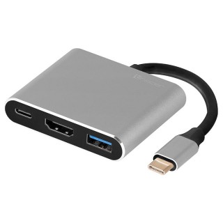 Portatīvie datori, aksesuāri // USB Hubs | USB Docking Station // ADAPTER TRACER A-1, USB-C, HDMI 4K, USB 3.0, PDW 100W