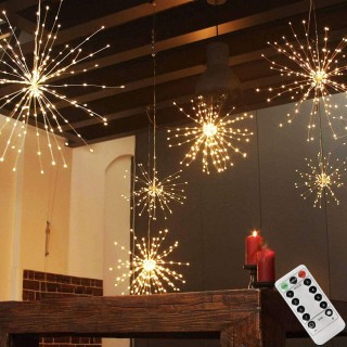 LED-valaistus // Decorative and Christmas Lighting // Lampka LED dekoracyjna / ogrodowa Maclean, dmuchawiec, 25cm x 40 szt., 120 diód LED, 8 trybów, 4xAA, temp. 3000K, MCE419