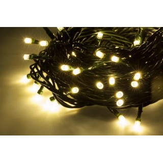 LED apšvietimas // Dekoratyvinis ir kalėdinis apšvietimas // ZAR0447 Lampki choinkowe 10m, wewnętrzne, ciepłe białe, 230V