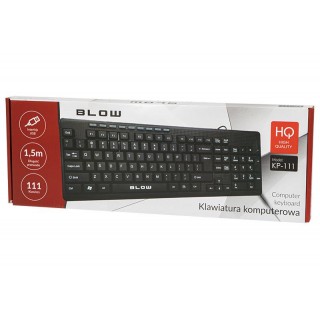 Клавиатуры и мыши // Клавиатуры // 84-209# Klawiatura blow kp-111 usb czarna