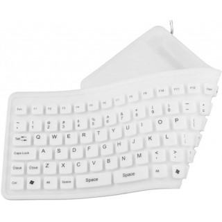 Keyboards and Mice // Keyboards // EK126W Klawiatura przewodowa standardowa silikonowa USB/OTG biała Esperanza