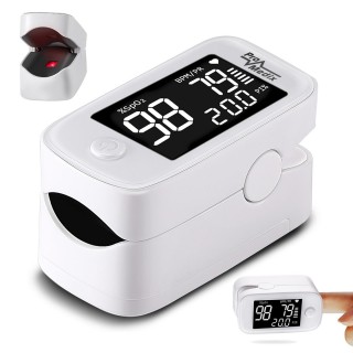 Grožio ir asmens priežiūros priemonės // Kraujo spaudimo matuokliai | Oksimetrai // Pulsoksymetr napalcowy medyczny pulsometr oksymetr Promedix PR-870 1.5? HD LED
