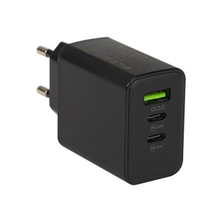 Telefoni un aksesuāri // Wall chargers // 76-011# Ładowarka sieciowa gniazdousb-cx2+usb pd40w