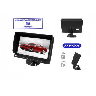 Auto un Moto preces, Auto Audio, Navigācija, CB Radio // Automašīnu radio un audio | Monitori // Monitor samochodowy lub wolnostojący LCD 9cali cali z obsługa do 2 kamer 4PIN 12V 24V... (NVOX H