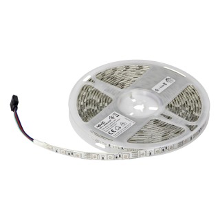 LED gaismas lentas, virtenes // NEON FLEX LED strips // Taśma LED 12V, 5050, 60L/m, 14,4W/m, IP63, RGB, 5m