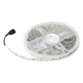 LED ribad // NEON FLEX LED strips // Taśma LED 12V, 5050, 60L/m, 14,4W/m, IP63, RGB, 5m
