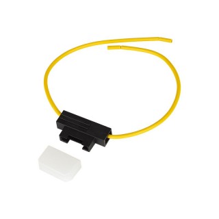 Car and Motorcycle Products, Audio, Navigation, CB Radio // Car Electronics Components : Installation Cables : Fuses : Connectors // 73-132# Gniazdo bezpiecznika z kablem samochodowe żółte 1.50(pl)