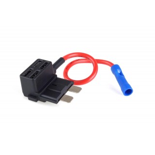 Car and Motorcycle Products, Audio, Navigation, CB Radio // Car Electronics Components : Installation Cables : Fuses : Connectors // Adapter bezpiecznikowy dodatkowy bezpiecznik bajpas standard 20a amio-02334