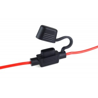 Car and Motorcycle Products, Audio, Navigation, CB Radio // Car Electronics Components : Installation Cables : Fuses : Connectors // Oprawa bezpiecznika gniazdo mini z kablem 30 cm amio-2336