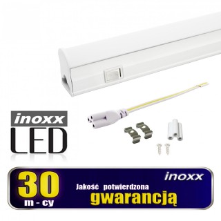Apgaismojums LED // New Arrival // Świetlówka led liniowa t5 120cm 18w on/off ciepła 3000k lampa natynkowa zintegrowana z oprawą
