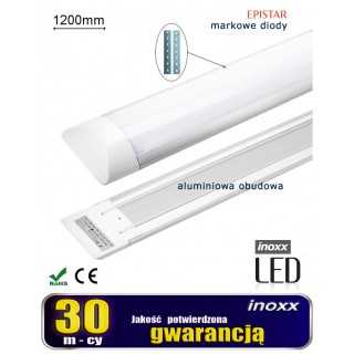 Apgaismojums LED // New Arrival // Lampa liniowa natynkowa panel led slim 120cm 40w 3000k ciepła