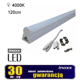 LED Lighting // New Arrival // Świetlówka led liniowa t5 120cm 18w neutralna 4000k lampa natynkowa zintegrowana z oprawą