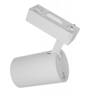 Apgaismojums LED // New Arrival // Lampa sklepowa led reflektor szynowy jednofazowy biały 30w 2250 lm światło neutralne 4000k