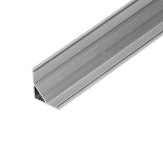 LED apšvietimas // New Arrival // Profil aluminiowy do taśm LED, 2000 x 15,8 x 15,8 mm, kątowy, srebrny