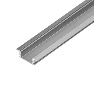 Apgaismojums LED // New Arrival // Profil aluminiowy do taśm LED, 2000 x 24,5 x 6,85 mm, wpuszczany w karton gips, srebrny, komplet 50 szt.