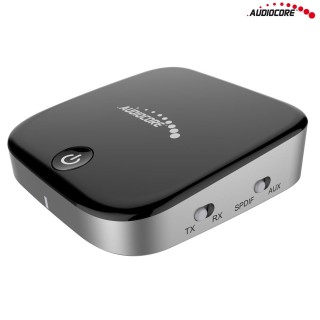 Puhelimet ja tarvikkeet // Bluetooth Audio Adapters | Trackers // Adapter bluetooth 2 w 1 transmiter odbiornik Audiocore AC830 - Apt-X Spdif - Chipset CSR BC8670