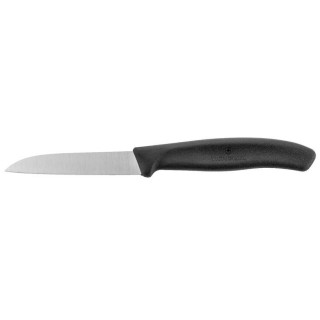 Kitchen appliances // Knifes, Knife sharpeners // Nóż kuchenny gładki Victorinox 8cm czarny