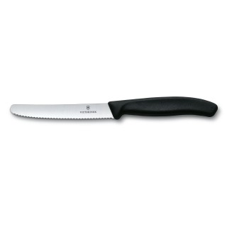 Кухонная техника // Ножи, Точилки для ножей // Nóż stołowy uniwersalny 11cm Victorinox czarny